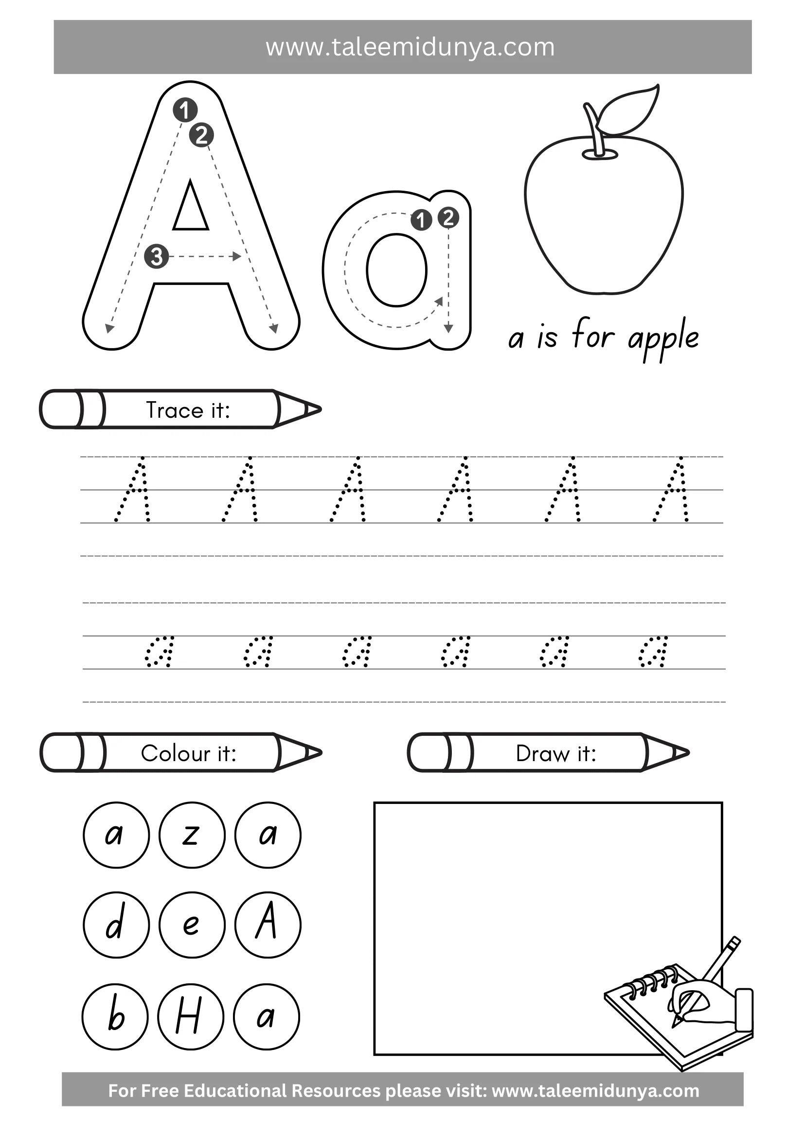 Kindergarten Worksheets